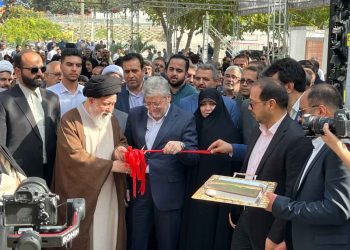 افتتاح بوستان شهربانو بسیج در منطقه چهار مشهد با حضور نماینده ولی فقیه