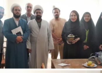 تجلیل از سرکار خانم مسعودیان، نماینده بهداشت محله شهید قربانی