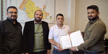 تقدیر از پهلوان موسی محمودی، داور کشوری کشتی باچوخه در محله گرجی سفلی