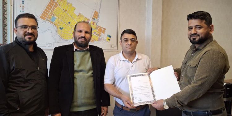 تقدیر از پهلوان موسی محمودی، داور کشوری کشتی باچوخه در محله گرجی سفلی