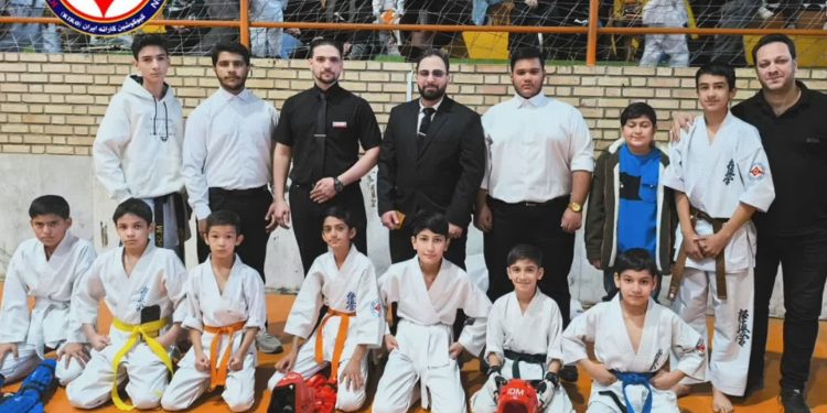 درخشش تیم کیوکوشین KIKO خراسان رضوی در مسابقات کشوری مشهد