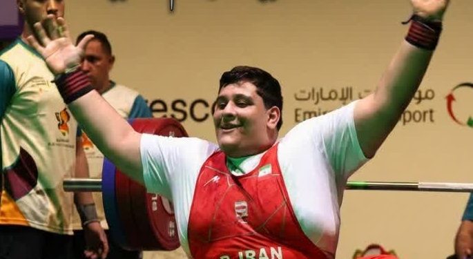 درخشش امیرعلی اسحاقنیا؛ کسب مدال طلای پاراآسیایی